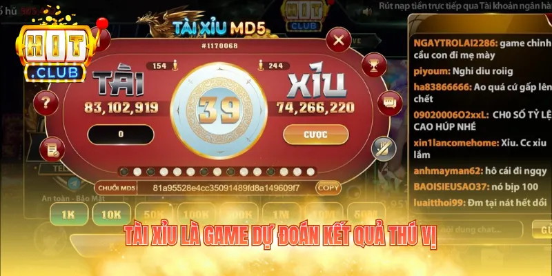 Tài Xỉu là game dự đoán kết quả thú vị